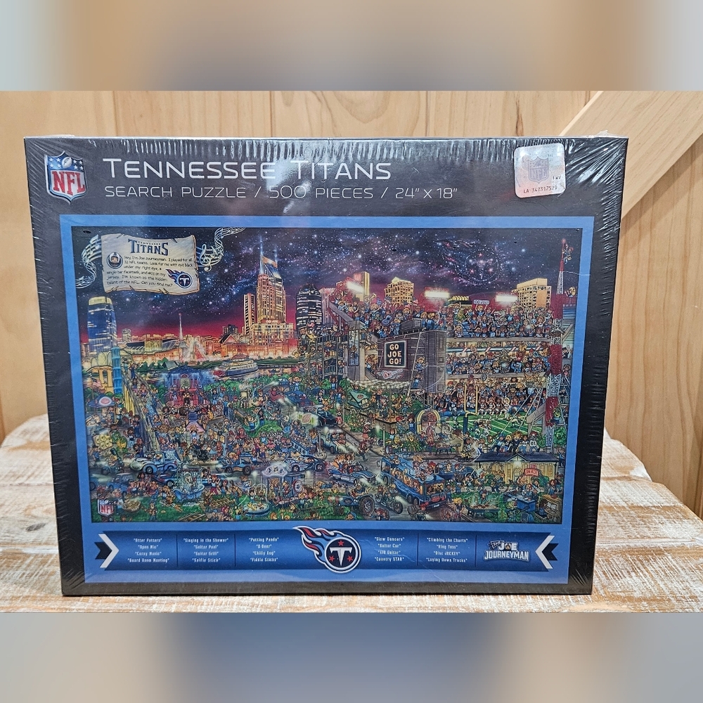 NIP | 2016 NFL Tennessee Titans Search Puzzle | 500 Pieces | Find Joe